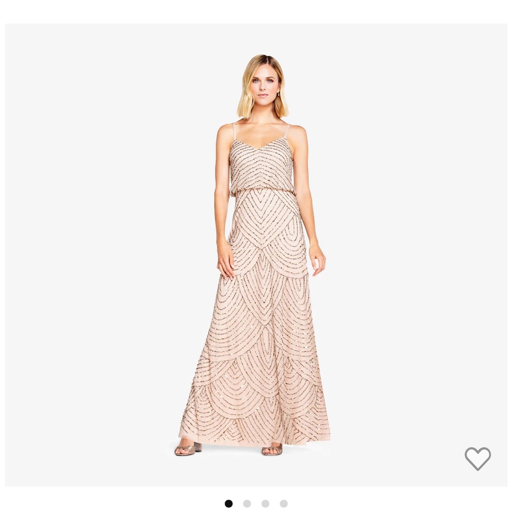 Adrianna Papell dress! Worn once as bridesmaid dress. In perfect condition!